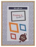 Aluminium Picture Frame N109 - Natural Oak