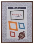 Aluminium Picture Frame M109 - Walnut