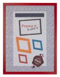 Houten wissellijst M130R Rood