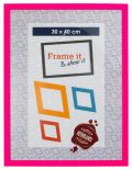 Houten wissellijst M180P Neon Roze