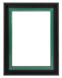 Wooden Panel Frame M600 - U-Profile - Black
